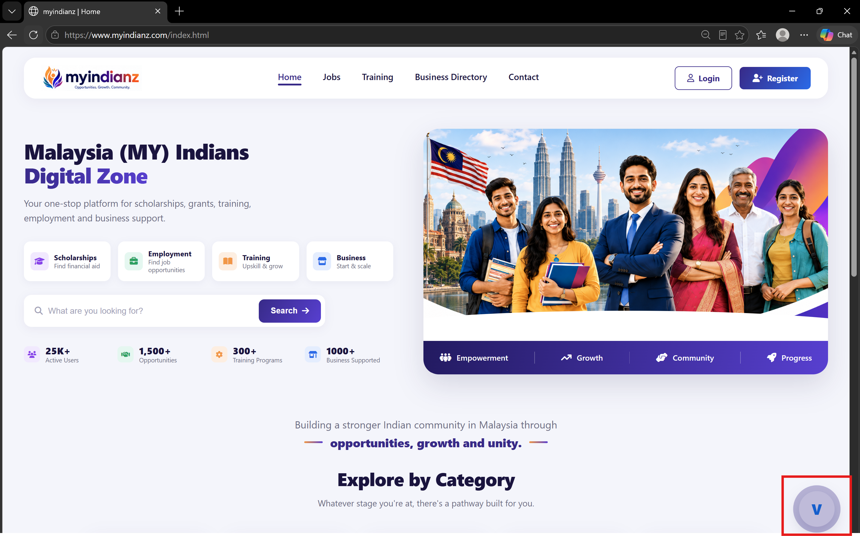 Homepage hero banner placement preview